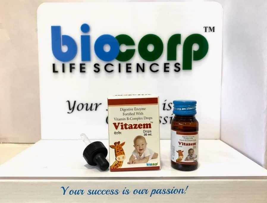 Digestive Enzyme fortified with vitamin B- complex drops